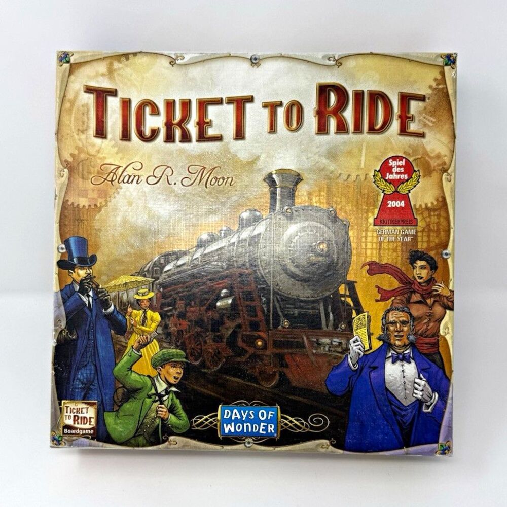Days of Wonder Ticket to Ride Trains Board Game Spiel des Jahres 2004 MPN 7201